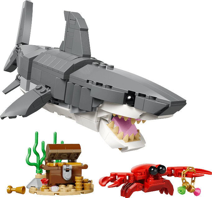 LEGO® Woeste haai met schatkist