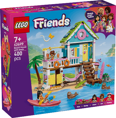 Packshot LEGO® Strandhuis met zeehonden